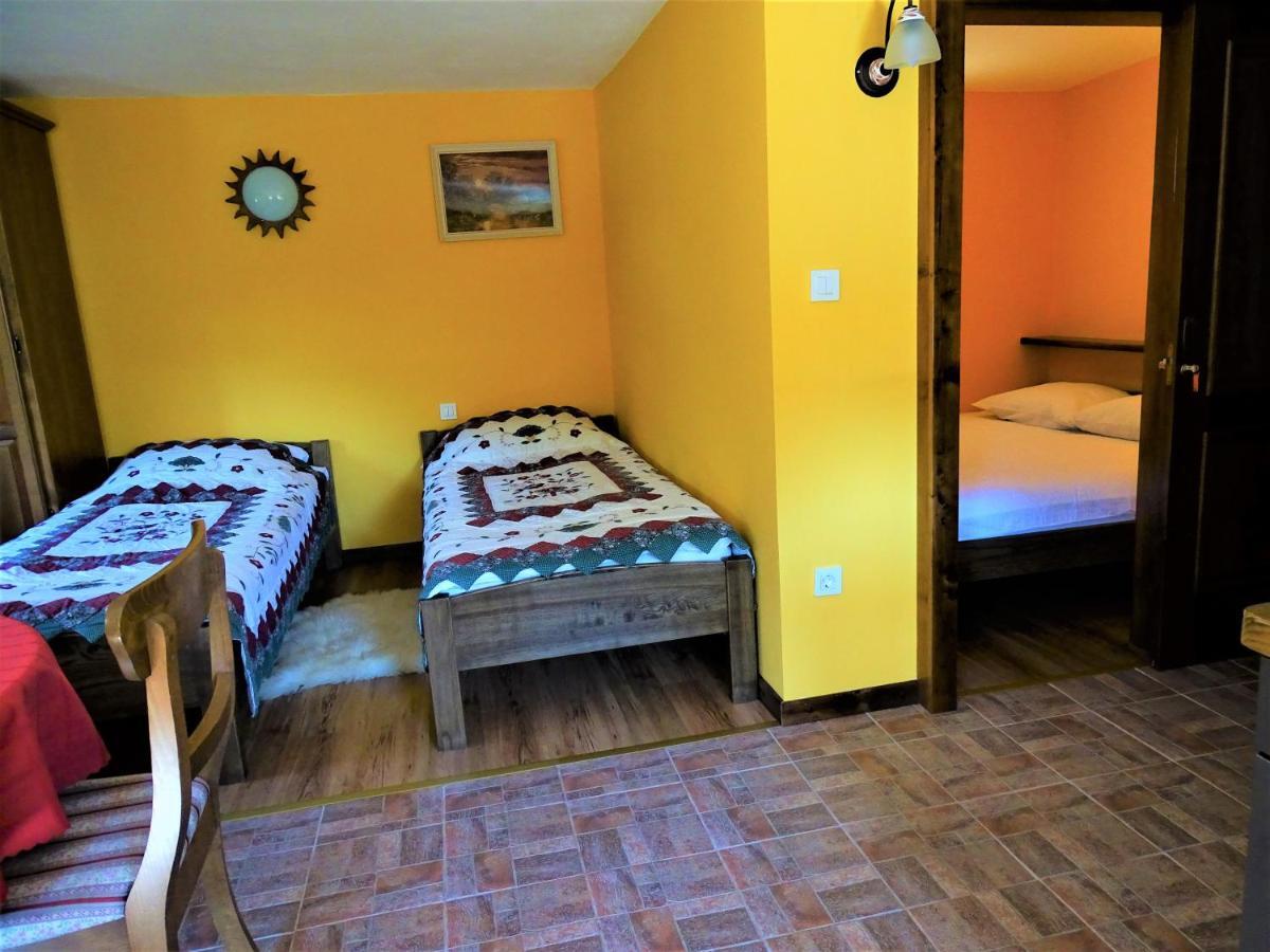 Apartmaji Pr-Gujlu Sela Nad Podmelcem 5220 Tolmin Podmelec Værelse billede