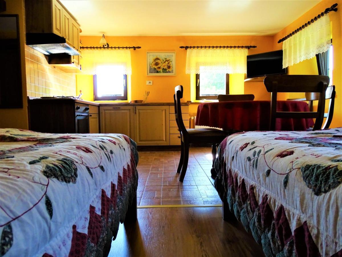 Apartmaji Pr-Gujlu Sela Nad Podmelcem 5220 Tolmin Podmelec Eksteriør billede