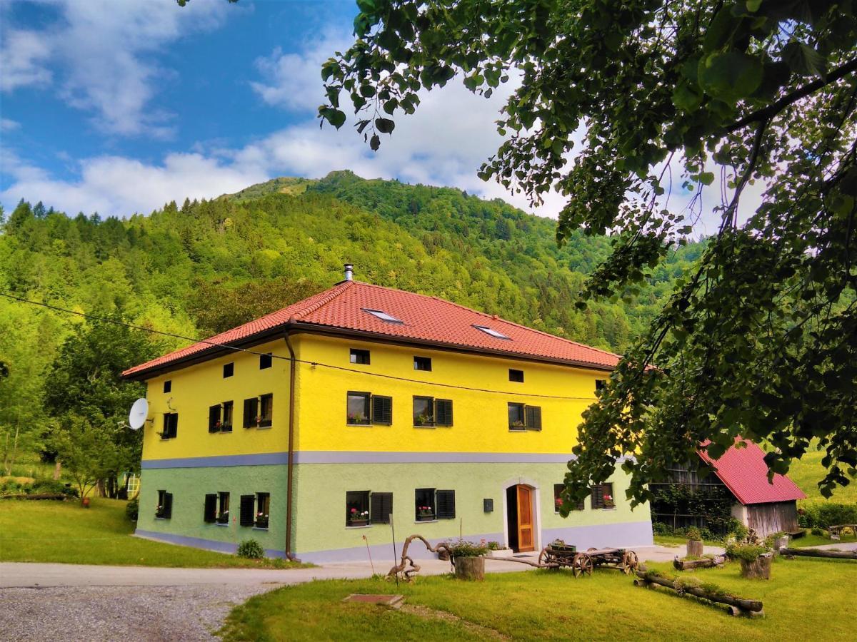Apartmaji Pr-Gujlu Sela Nad Podmelcem 5220 Tolmin Podmelec Eksteriør billede