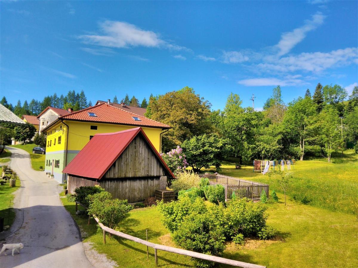 Apartmaji Pr-Gujlu Sela Nad Podmelcem 5220 Tolmin Podmelec Eksteriør billede