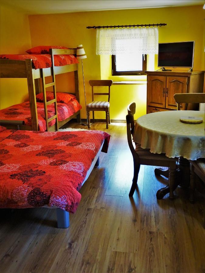 Apartmaji Pr-Gujlu Sela Nad Podmelcem 5220 Tolmin Podmelec Eksteriør billede